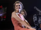 La cantante Amaia Romero, en el concierto de Los 40 el pasado mes de mayo.