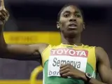 La atleta Caster Semenya causó polémica ya que muchos la consideraban un hombre.