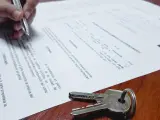 Firma de una hipoteca.