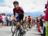 Geraint Thomas, durante la Vuelta a Suiza.