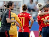 Las lágrimas de la selección española tras perder con Estados Unidos en el Mundial femenino.