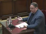 Junqueras, durante el juicio del 'procés'.