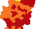 Mapa alerta incendios forestales de este domingo en Aragón.