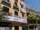 Encomienda, 18, un bloque en el que están proliferando las viviendas de uso turístico en Lavapiés.