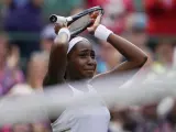 Cori Gauff no pudo contener las lágrimas tras derrotar a Venus Williams.