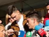 Víctor Rodríguez (d) y Raúl Calvo, dos de los tres exjugadores de la Arandina CF procesados por un presunto delito continuado de agresión sexual.