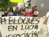 Centenares de vecinos se han platado en diferentes zonas de Madrid ante el fondo de inversión Fidere-Blackstone.