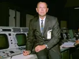 Chris Kraft, en el Centro de Control de Misiones de la NASA, en Houston (EE UU), el 15 de agosto de 1965.