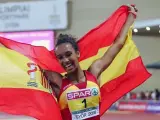 La jovencísima María Vicente sigue demostrando que es uno de los grandes talentos del atletismo español.