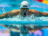 Tamas Kenderesi, nadador húngaro, durante los Mundiales de natación de Gwangju 2019.