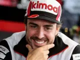 Fernando Alonso, en Le Mans.
