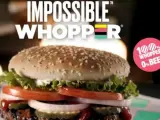 Así es Impossible Whopper, la hamburguesa vegetariana de Burger King.