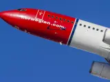 Imagen de una avión de Norwegian