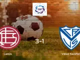 El Lanús derrota en casa al Vélez Sarsfield por 3-1