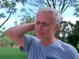 Mourinho no pudo contener las lágrimas en una entrevista.
