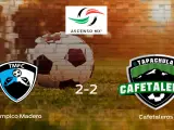 El Cafetaleros de Tapachula consigue un empate a 2 frente al Tampico Madero