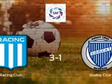 Los tres puntos se quedan en casa: Racing Club 3-1 Godoy Cruz