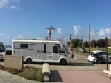 Autocaravanas estacionadas en A Coru&ntilde;a