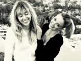 Kaitlynn Carter y Miley Cyrus, en una 'story' de Instagram.