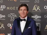 Antonio de la Torre posa sonriente a su llegada a los Goya 2019.