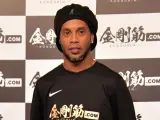 Ronaldinho, en un evento en Tokio en marzo de 2018.