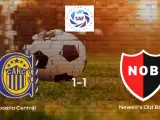 Reparto de puntos en el Dr. Lisandro de la Torre: Rosario Central 1-1 Newell's Old Boys
