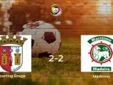 El Sporting Braga y el Marítimo se reparten los puntos tras su empate a dos