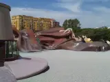 Parque Gulliver en el cauce del r&iacute;o Turia en Valencia.