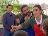 El Sevilla y Vicky Martín Berrocal discuten en MasterChef Celebrity 4'.