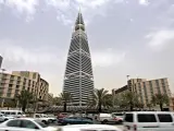Imagen del rascacielos Al Faisaliyah, en Riad.