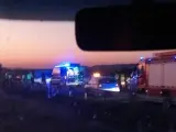 Accidente en Fuentes de Ebro.