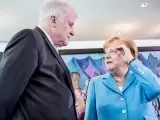 Angela Merkel y Horst Seehofer