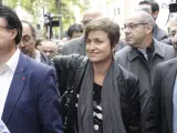 Joan Josep Nuet y Anna Simó, exmiembros de la Mesa del Parlament, acuden al Tribunal Supremo.