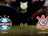El Grêmio y el Corinthians suman un punto tras empatar a cero