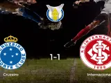 El Cruzeiro y el Internacional consiguen un punto después de empatar a uno