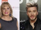 Toñi Prieto, directora de entretenimiento de TVE, y Blas Cantó, representante de España en Eurovisión 2020.