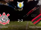 El Corinthians y el Athletico Paranaense empatan a dos en el Arena Corinthians
