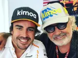 Fernando Alonso y Flavio Briatore comparten una gran amistad desde hace años.