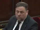 Interrogatorio a Oriol Junqueras en el juicio por el procés en el Tribunal Supremo.