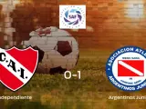 El Argentinos Juniors deja sin sumar puntos al Independiente (0-1)