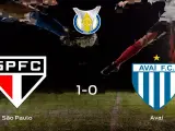 El São Paulo suma tres puntos tras ganar 1-0 al Avaí