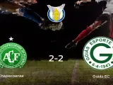 El Chapecoense y el Goiás EC consiguen un punto tras empatar a dos