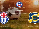 Previa del partido: el Univ de Chile recibe al Everton Viña del Mar