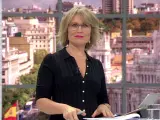 La presentadora de '120 minutos', en Telemadrid, María Rey.
