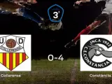El Constància consigue una goleada en el estadio del Collerense (0-4)