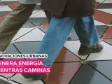 Innovaciones urbanas: Genera energía mientras caminas