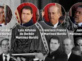 Quién es quién en la comitiva que llevó a hombros el féretro de Franco