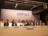 Fotografía de la junta de accionistas de Grifols celebrada este viernes