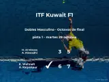 Los tenistas Al Mousa y Alawadhi se despiden del torneo de Meshref