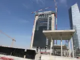 La torre Caleido está a punto de alcanzar su altura definitiva.